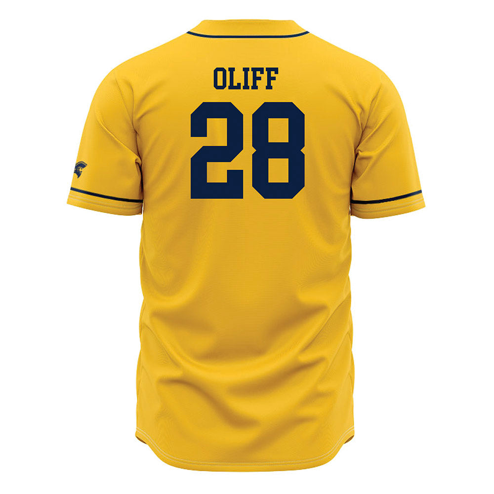 East Tennessee State - NCAA Baseball : Carter Oliff - Gold Jersey-1