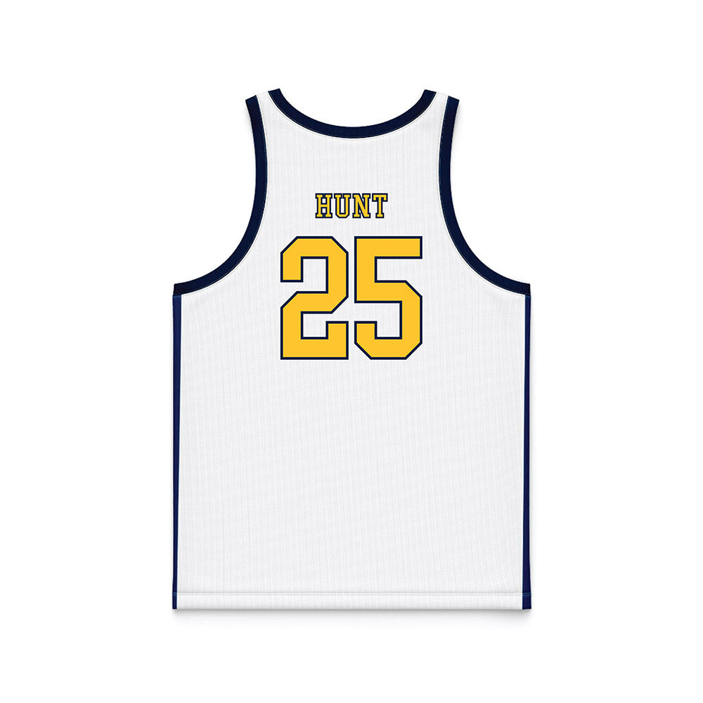 East Tennessee State - NCAA Women's Basketball : Isabella Hunt - White Basketball Jersey