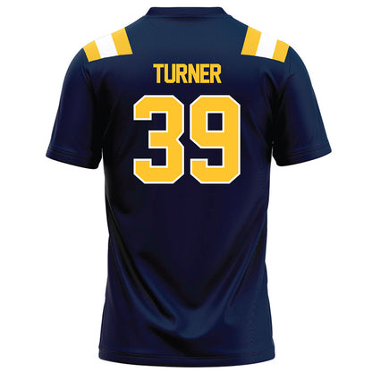 East Tennessee State - NCAA Football : Ethan Turner - Navy Football Jersey