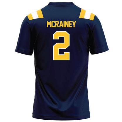 East Tennessee State - NCAA Football : William McRainey - Navy Football Jersey