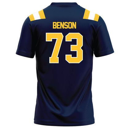 East Tennessee State - NCAA Football : Joshua Benson - Navy Football Jersey-1