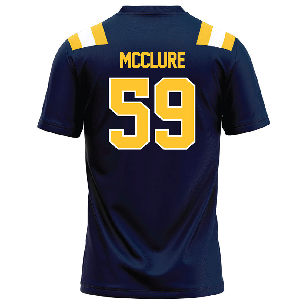 East Tennessee State - NCAA Football : Taylor McClure - Navy Football Jersey-1
