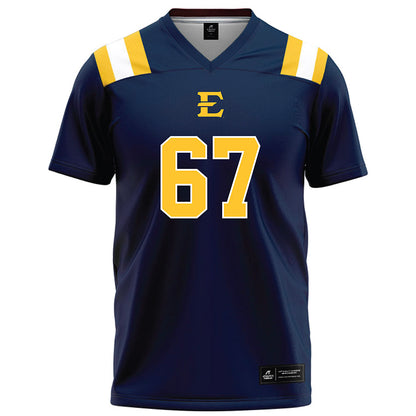 East Tennessee State - NCAA Football : Seth Williams - Navy Football Jersey-0