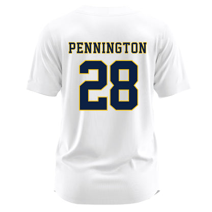 East Tennessee State - NCAA Softball : Catlin Pennington - White Jersey