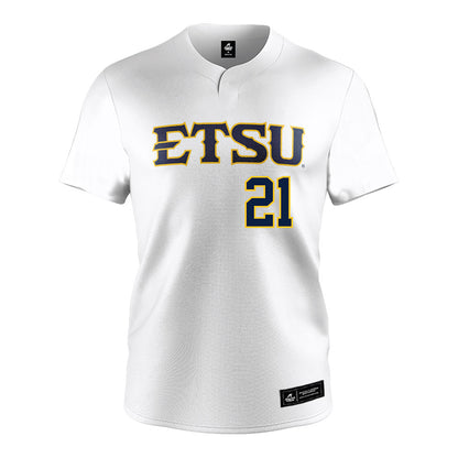 East Tennessee State - NCAA Softball : Maddison Stowell - White Jersey