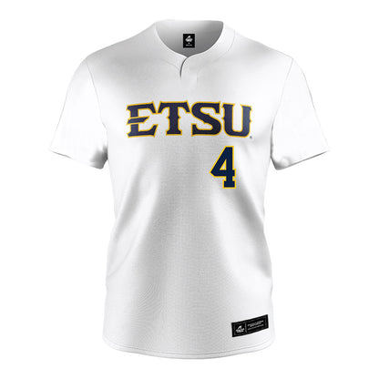 East Tennessee State - NCAA Softball : Cameron Young - White Jersey