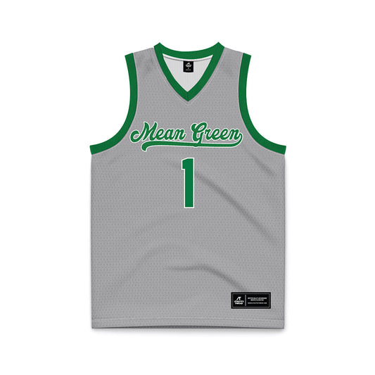 North Texas - NCAA Women's Basketball : Andi Schissler - White Basketball Jersey-0