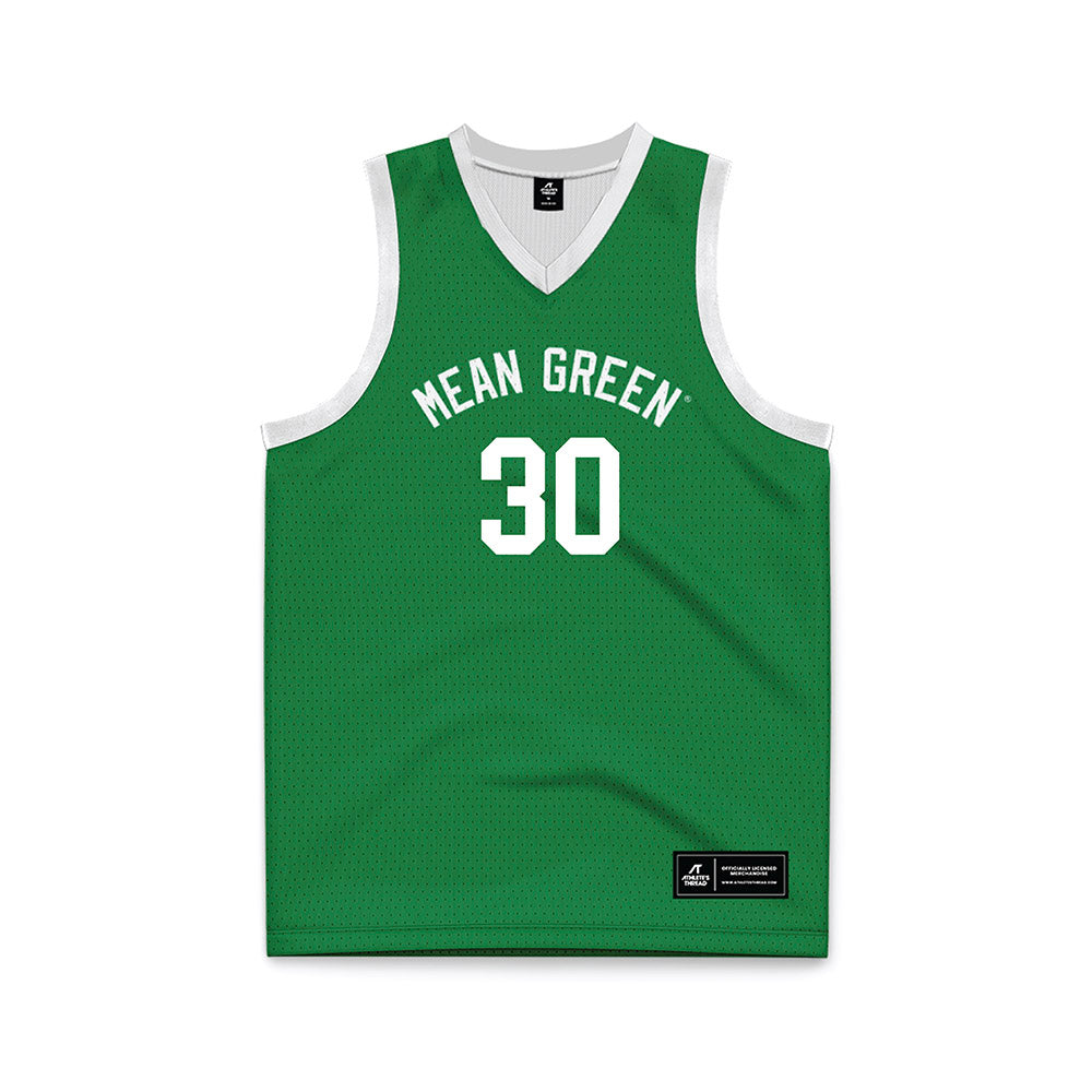 North Texas - NCAA Women's Basketball : Chania Price - Green Basketball Jersey