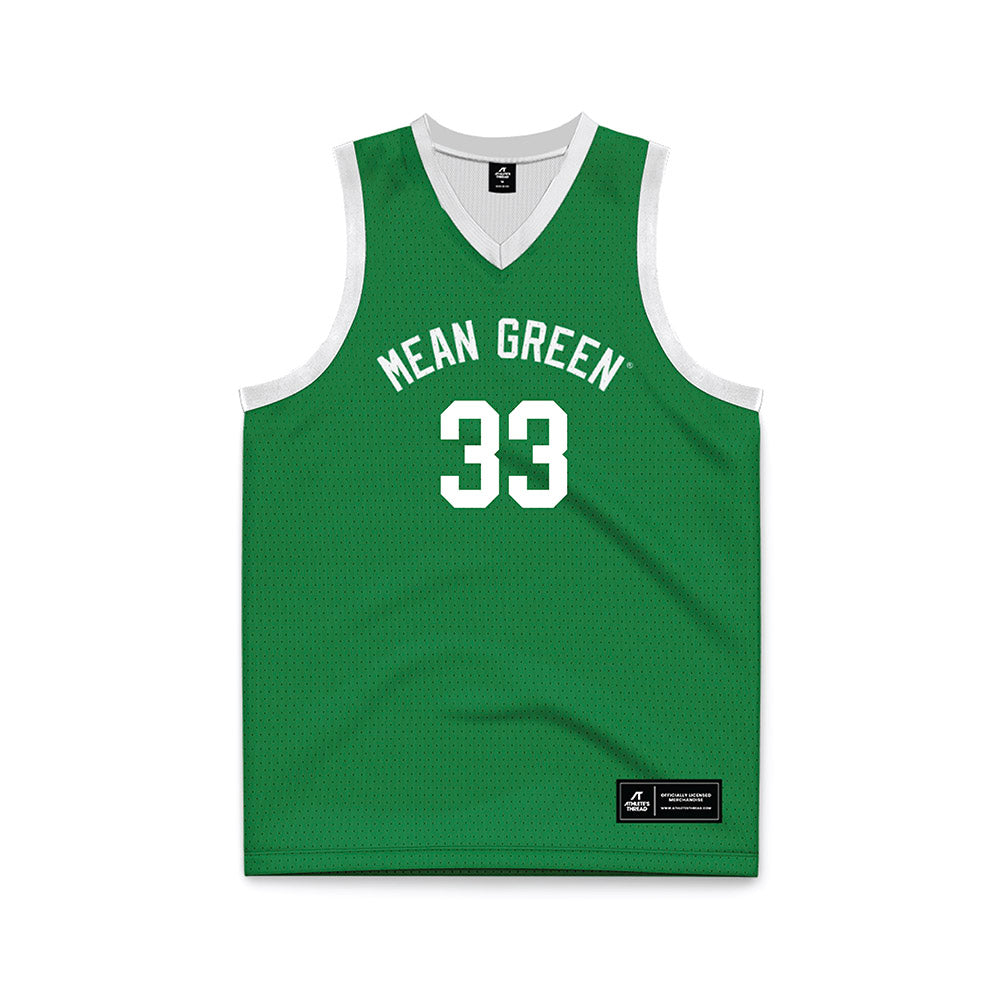 North Texas - NCAA Women's Basketball : Jaelyn Talley - Green Basketball Jersey