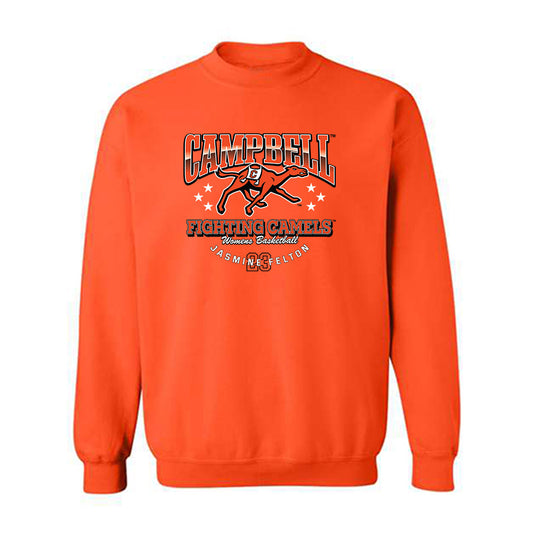 Campbell - NCAA Women's Basketball : Jasmine Felton - Classic Fashion Shersey Crewneck Sweatshirt