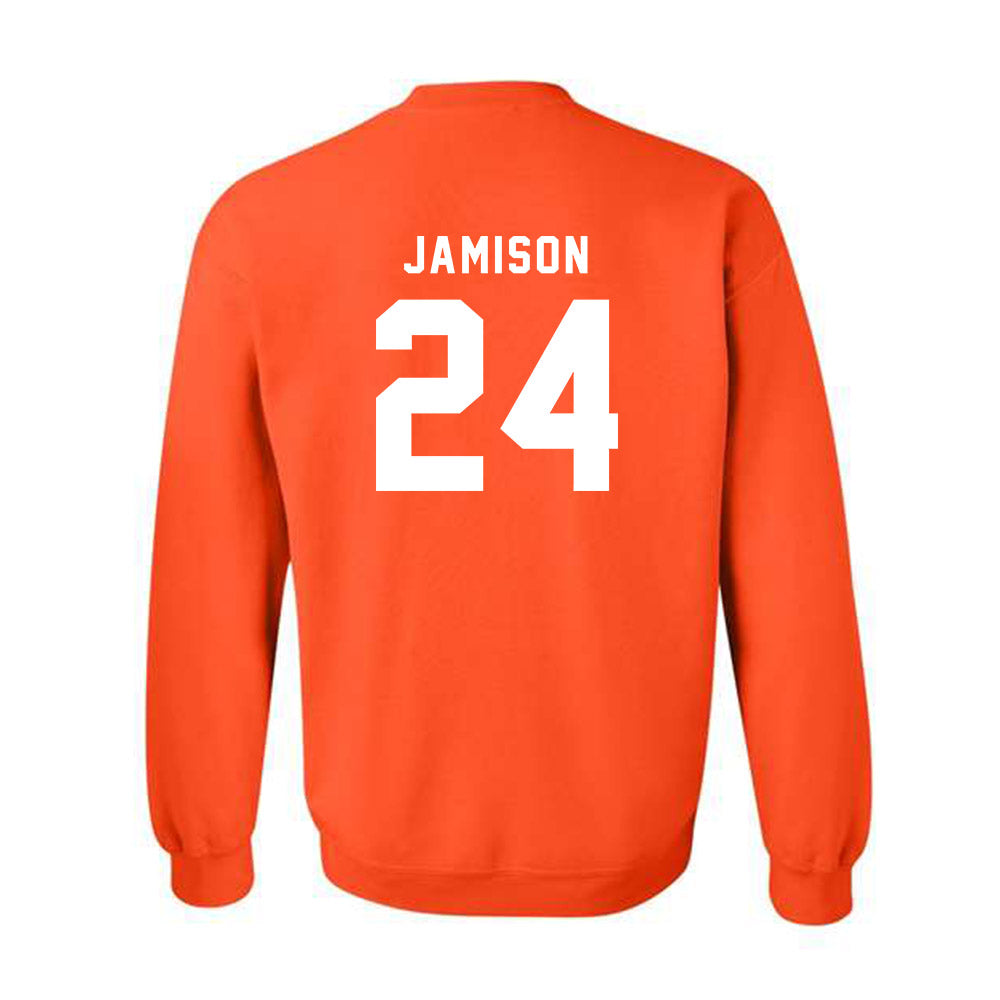 Campbell - NCAA Women's Soccer : Natalie Jamison - Classic Shersey Crewneck Sweatshirt-1