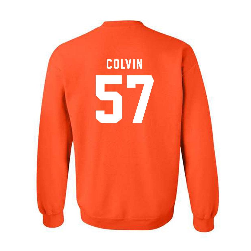 Campbell - NCAA Football : Jayden Colvin - Classic Shersey Crewneck Sweatshirt-1