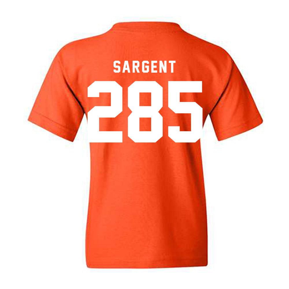 Campbell - NCAA Wrestling : Landon Sargent - Classic Shersey Youth T-Shirt-1