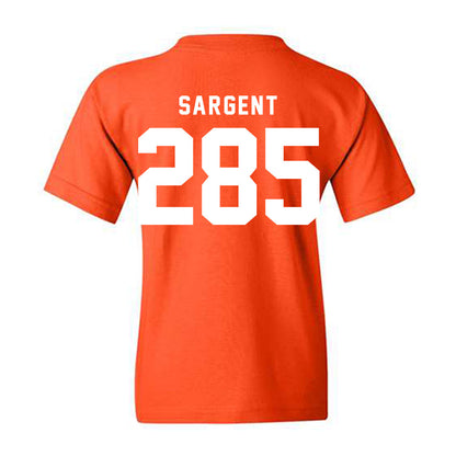 Campbell - NCAA Wrestling : Landon Sargent - Classic Shersey Youth T-Shirt-1