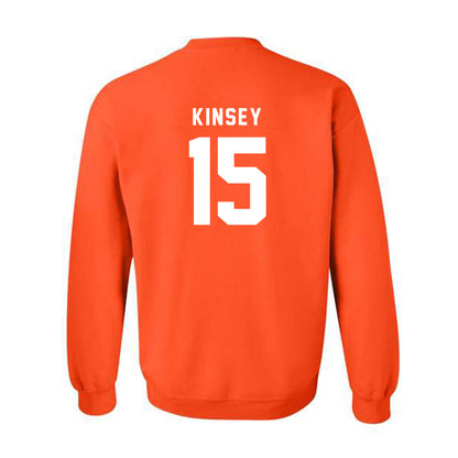 Campbell - NCAA Football : Javonte Kinsey - Classic Shersey Crewneck Sweatshirt-1