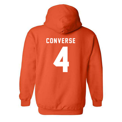 Campbell - NCAA Women's Volleyball : Madelyn Converse - Classic Shersey Hooded Sweatshirt-1