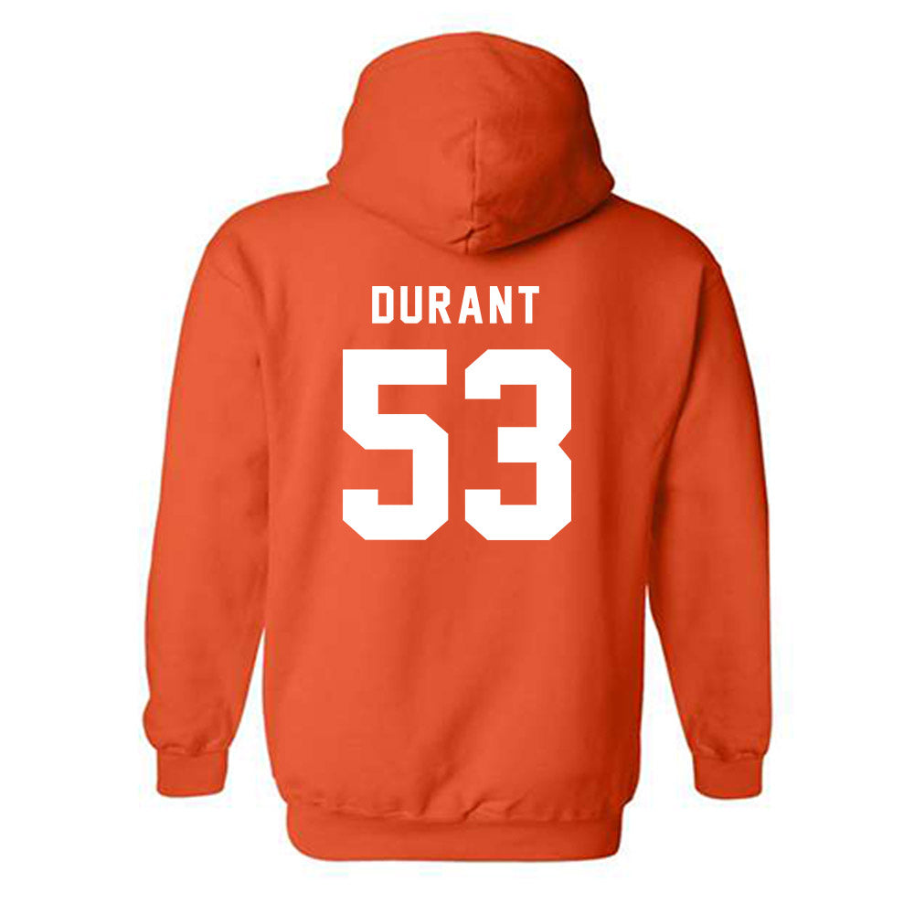 Campbell - NCAA Football : Kameron Durant - Classic Shersey Hooded Sweatshirt-1