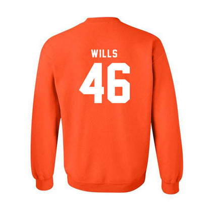 Campbell - NCAA Baseball : Houston Wills - Classic Shersey Crewneck Sweatshirt-1