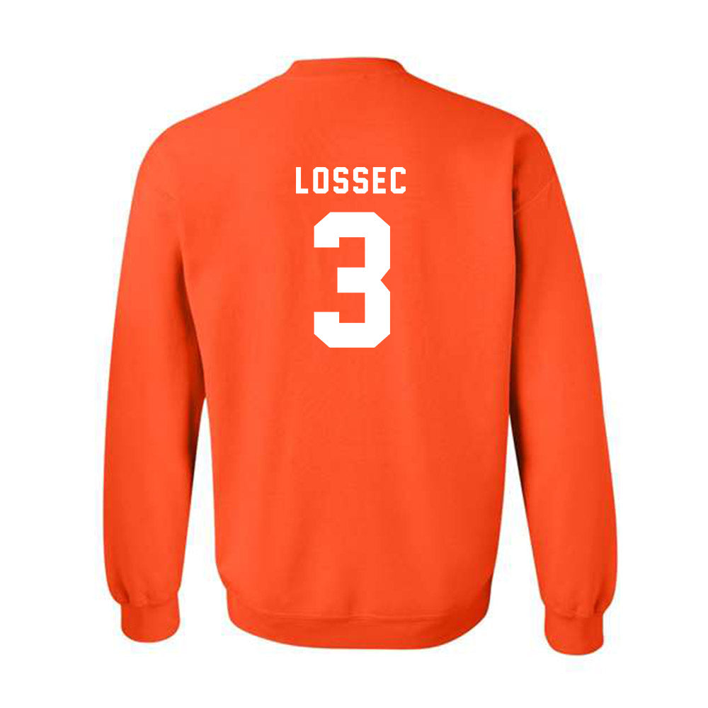 Campbell - NCAA Men's Soccer : Teva Lossec - Classic Shersey Crewneck Sweatshirt-1