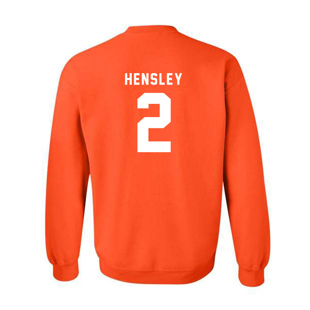 Campbell - NCAA Baseball : Connor Hensley - Classic Shersey Crewneck Sweatshirt-1