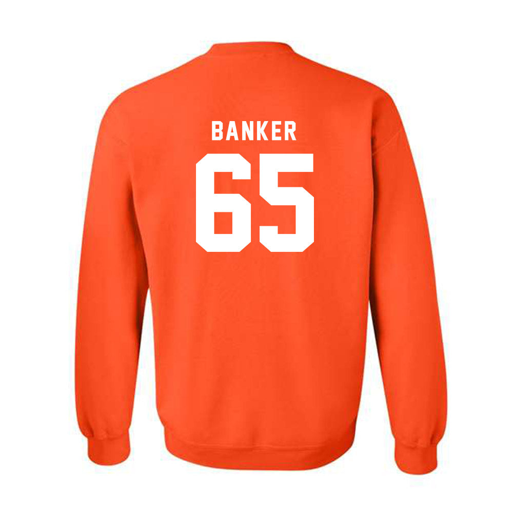 Campbell - NCAA Football : Carver Banker - Classic Shersey Crewneck Sweatshirt-1