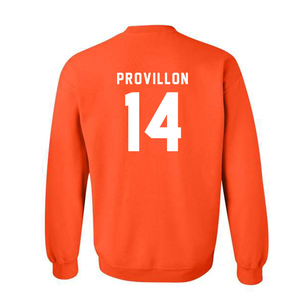 Campbell - NCAA Football : Jasiah Provillon - Classic Shersey Crewneck Sweatshirt-1