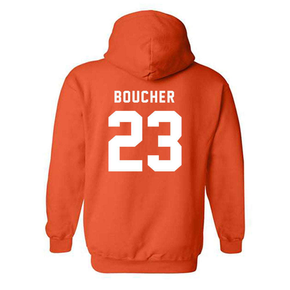 Campbell - NCAA Women's Soccer : Caitlyn Boucher - Classic Shersey Hooded Sweatshirt-1