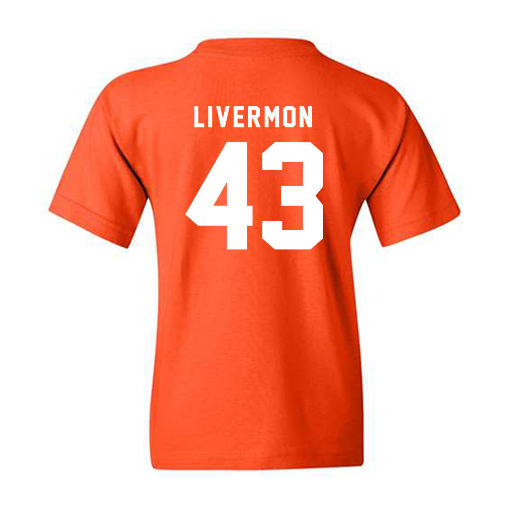 Campbell - NCAA Football : Logan Livermon - Classic Shersey Youth T-Shirt-1