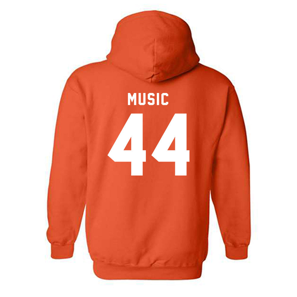 Campbell - NCAA Baseball : Jett Music - Classic Shersey Hooded Sweatshirt-1