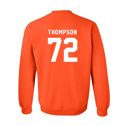 Campbell - NCAA Football : Donovan Thompson - Classic Shersey Crewneck Sweatshirt-1