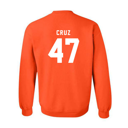 Campbell - NCAA Baseball : Gabriel Cruz - Classic Shersey Crewneck Sweatshirt-1