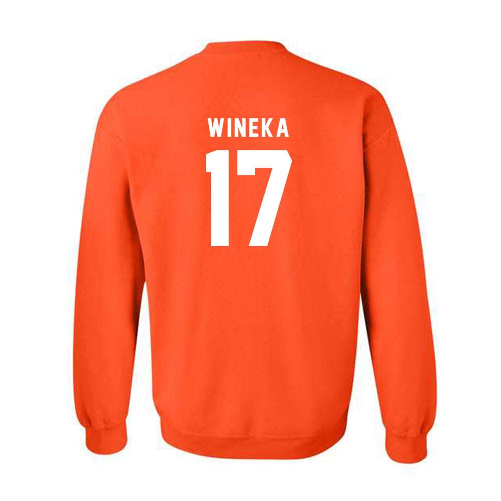 Campbell - NCAA Women's Soccer : Ella Wineka - Classic Shersey Crewneck Sweatshirt-1