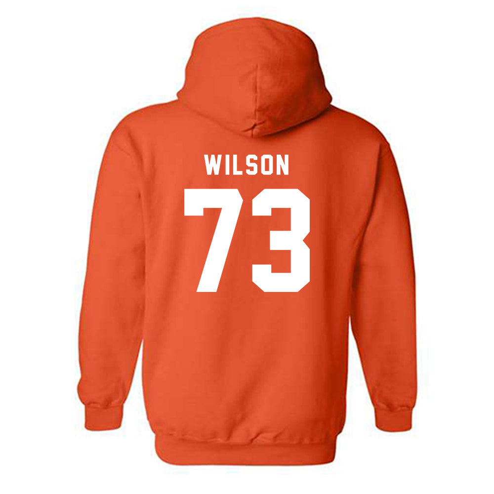 Campbell - NCAA Football : Cooper Wilson - Classic Shersey Hooded Sweatshirt-1