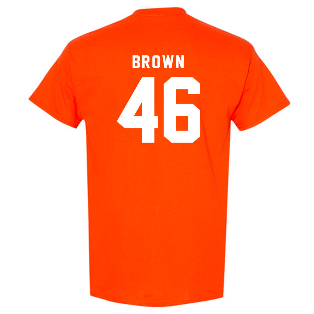 Campbell - NCAA Football : Verdis Brown - Classic Shersey T-Shirt-1