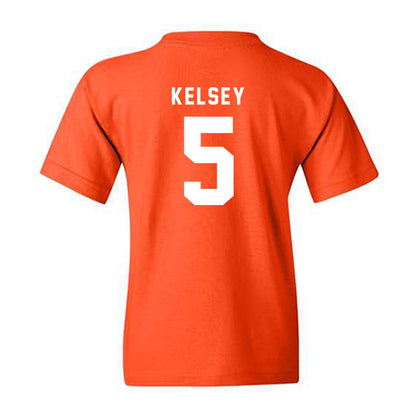 Campbell - NCAA Football : Jalen Kelsey - Classic Shersey Youth T-Shirt-1