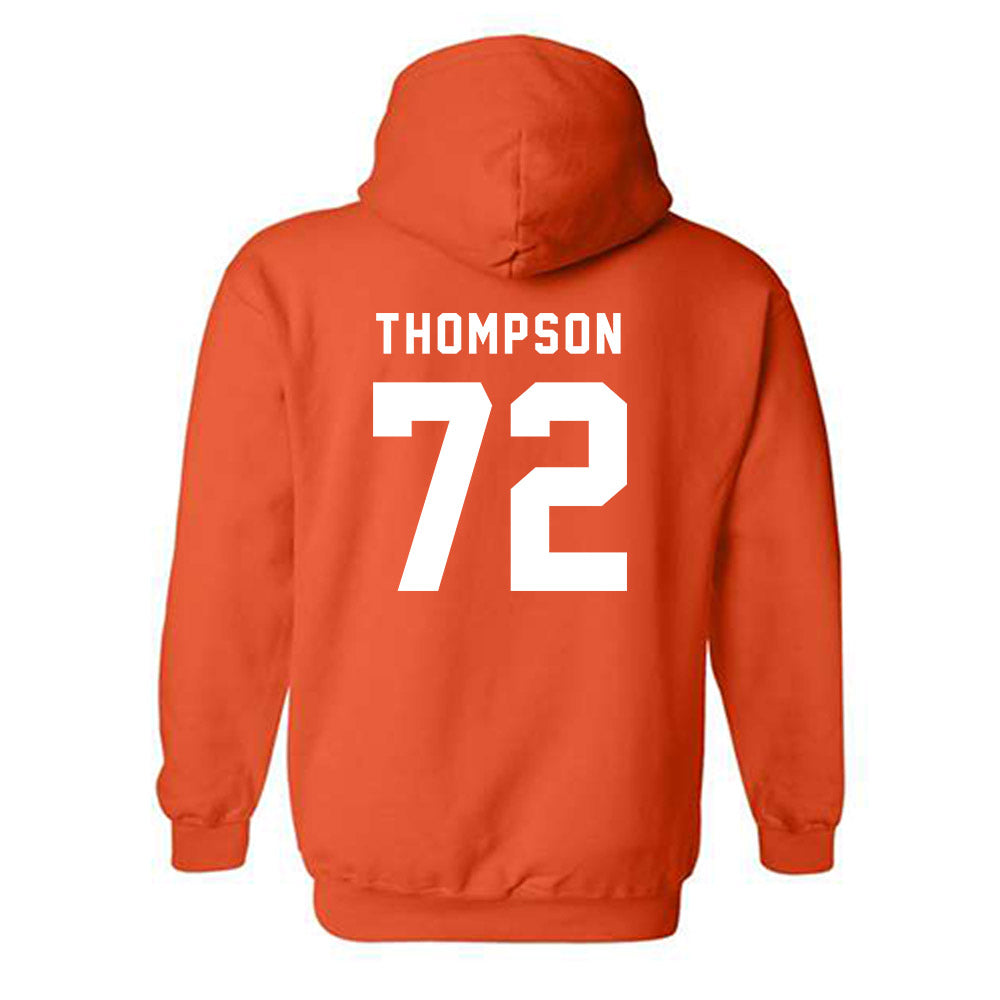 Campbell - NCAA Football : Donovan Thompson - Classic Shersey Hooded Sweatshirt-1