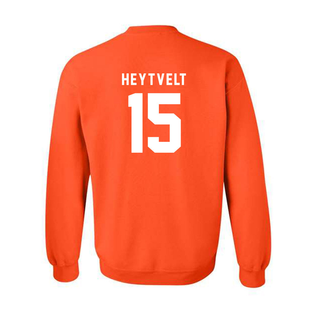 Campbell - NCAA Women's Volleyball : Hailey Heytvelt - Classic Shersey Crewneck Sweatshirt-1