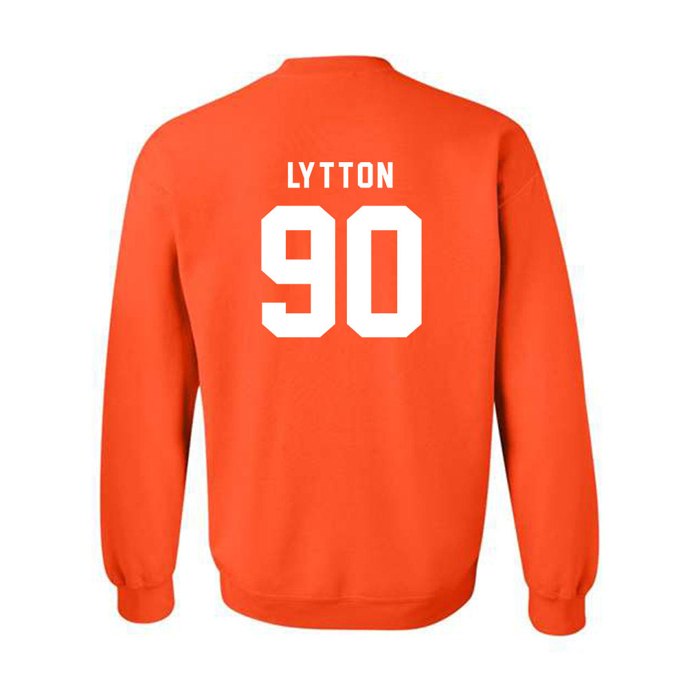 Campbell - NCAA Football : Connor Lytton - Classic Shersey Crewneck Sweatshirt-1