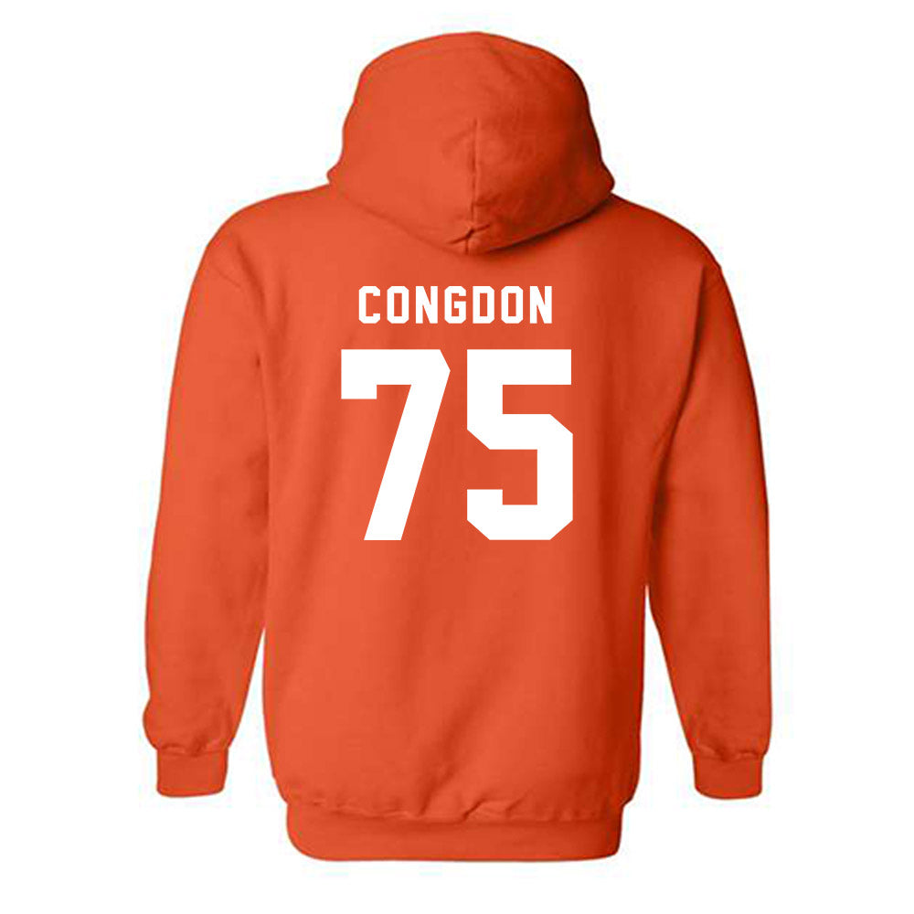 Campbell - NCAA Football : Dylan Congdon - Classic Shersey Hooded Sweatshirt-1