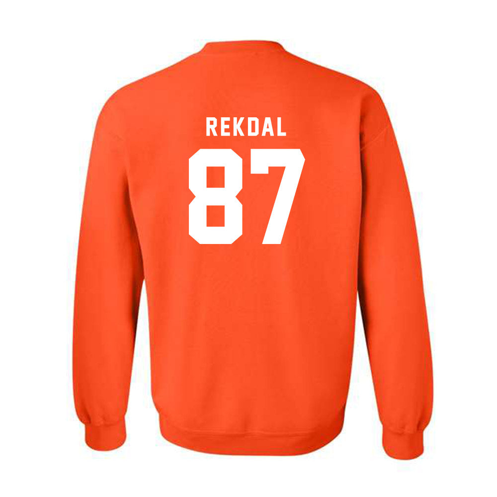 Campbell - NCAA Football : Tyler Rekdal - Classic Shersey Crewneck Sweatshirt-1