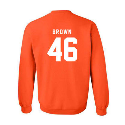 Campbell - NCAA Football : Verdis Brown - Classic Shersey Crewneck Sweatshirt-1