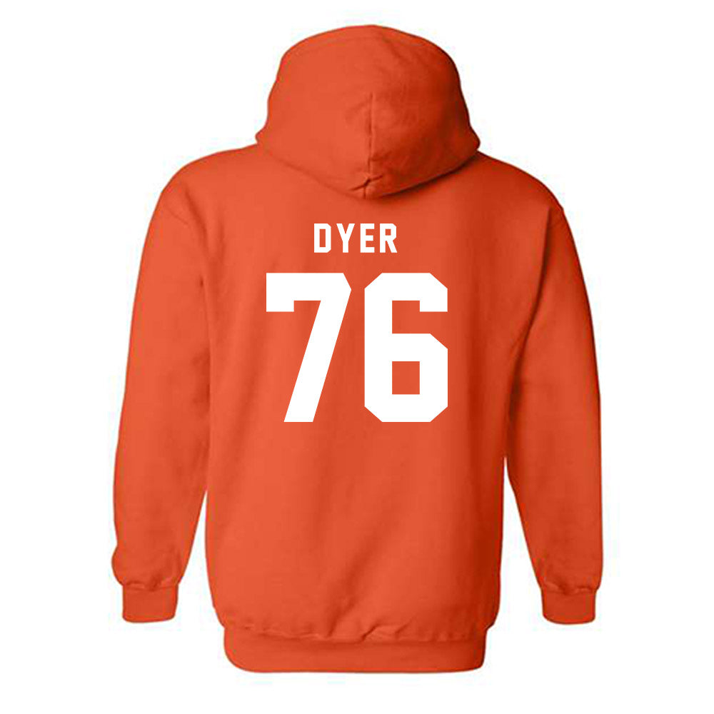 Campbell - NCAA Football : Mahlon Dyer - Classic Shersey Hooded Sweatshirt-1