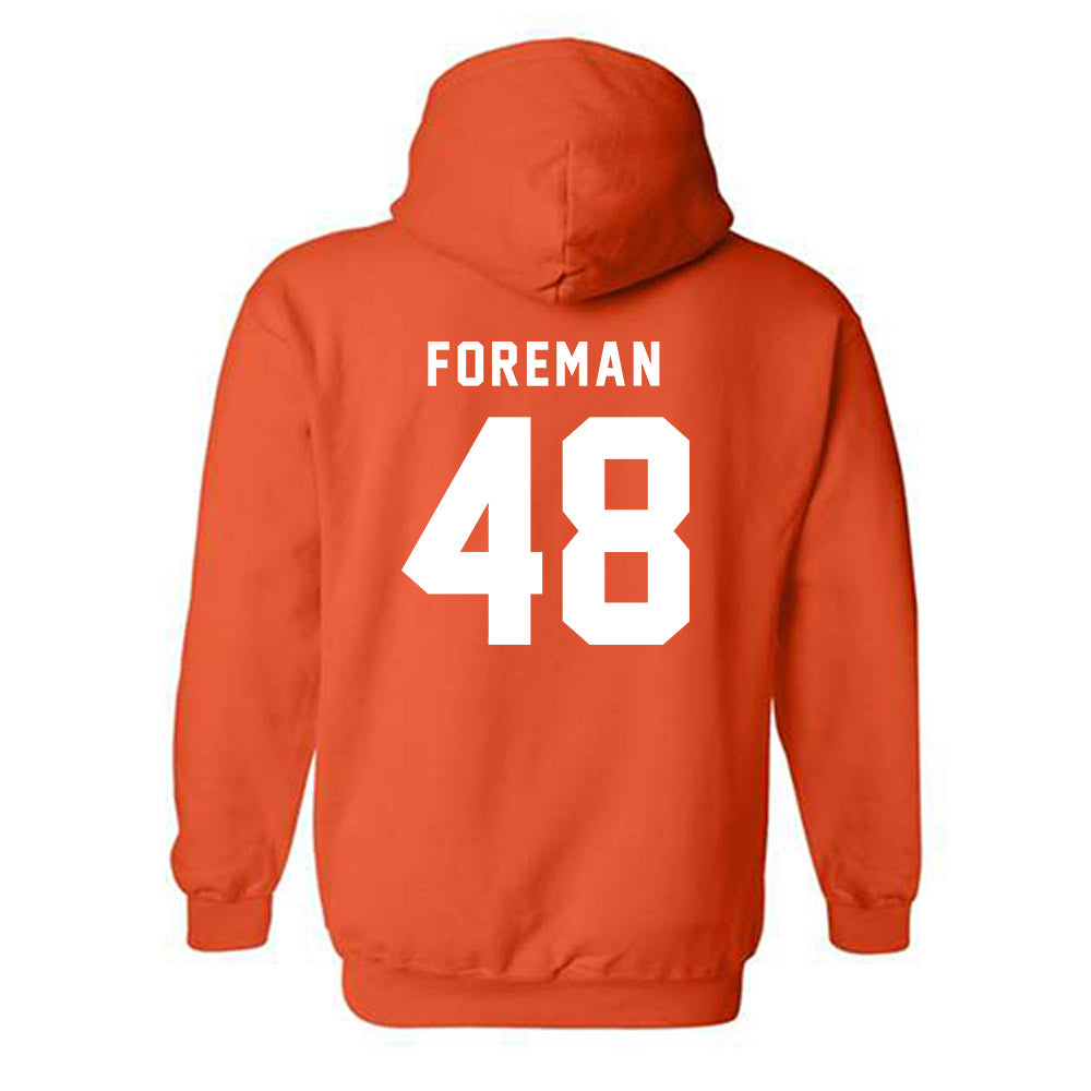 Campbell - NCAA Football : Elias Foreman - Classic Shersey Hooded Sweatshirt-1