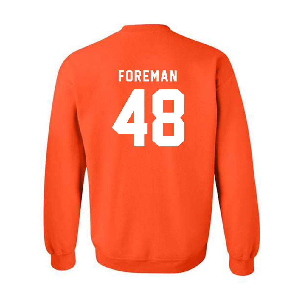 Campbell - NCAA Football : Elias Foreman - Classic Shersey Crewneck Sweatshirt-1