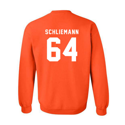 Campbell - NCAA Football : Christian Schliemann - Classic Shersey Crewneck Sweatshirt-1