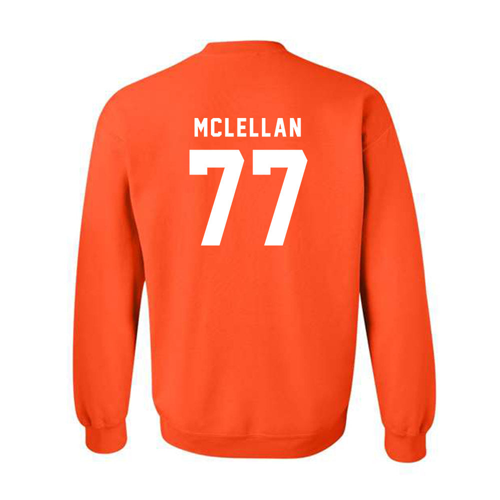 Campbell - NCAA Football : Tyler McLellan - Classic Shersey Crewneck Sweatshirt-1