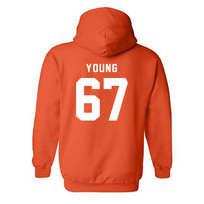 Campbell - NCAA Football : Cole Young - Classic Shersey Hooded Sweatshirt-1