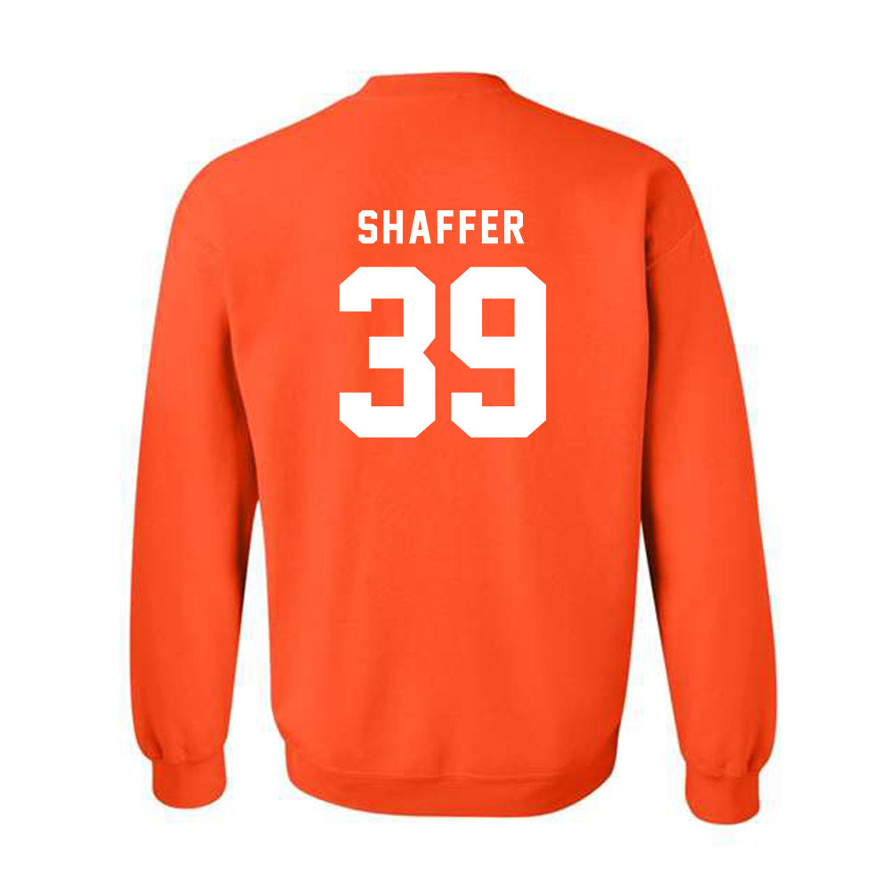 Campbell - NCAA Baseball : Braxton Shaffer - Classic Shersey Crewneck Sweatshirt-1
