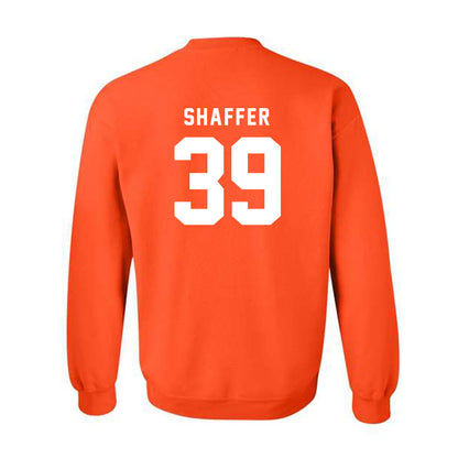 Campbell - NCAA Baseball : Braxton Shaffer - Classic Shersey Crewneck Sweatshirt-1