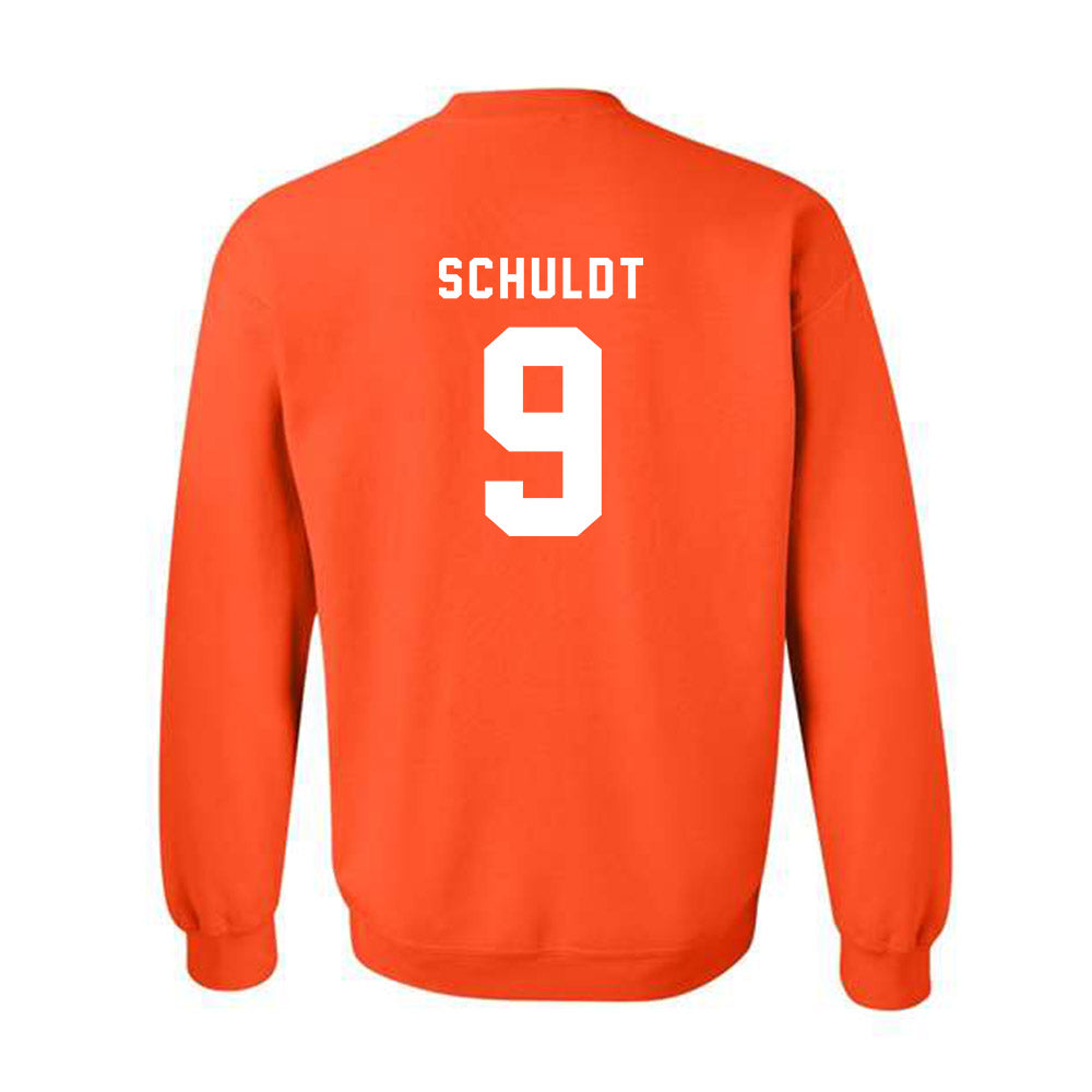 Campbell - NCAA Baseball : Andrew Schuldt - Classic Shersey Crewneck Sweatshirt-1